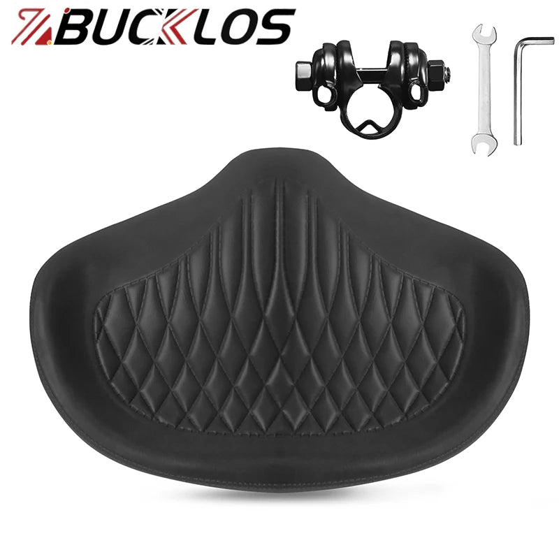 Selle de vélo surdimensionné BUCKLOS sans nez ergonomique confortable