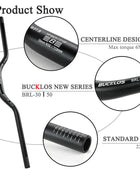 Guidon BUCKLOS 25.4mm 31.8mm Guidon de vélo 620/660/720/780mm, ultraléger Type M vtt BMX