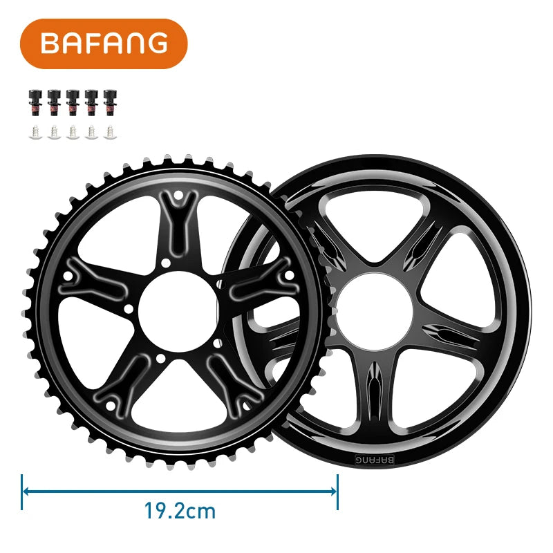 Pédalier pour moteur Bafang BBS01/BBS02 plateau 44T 46T 48T 52T