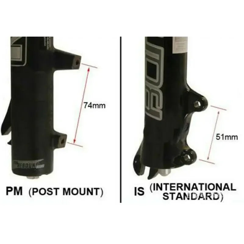 Adaptateur étrier de frein BUCKLOS avant et arrière, en alliage d'aluminium 180/203mm