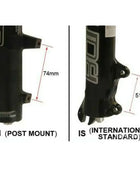 Adaptateur étrier de frein BUCKLOS avant et arrière, en alliage d'aluminium 180/203mm