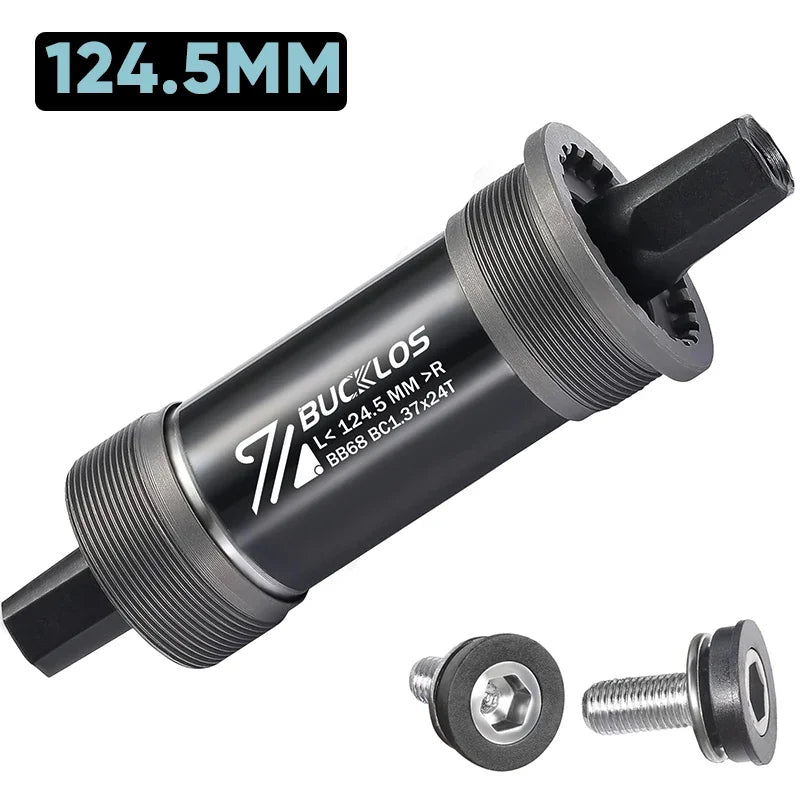 Boitier de pédalier BUCKLOS BB68 support inférieur fileté 110.5/113/116/118/120/122.5/124.5/127mm
