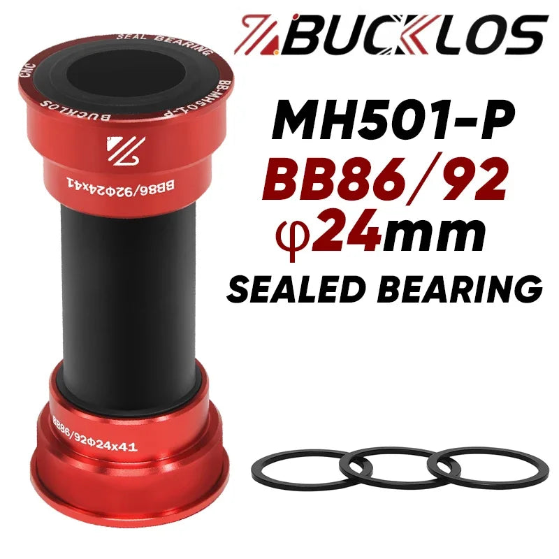 Boitier de pédalier BUCKLOS BB86/92 24mm