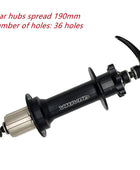 Roulement moyeux QUANTA 32/36 trous pour rayons, frein à disque, axe 135/150/170/190mm