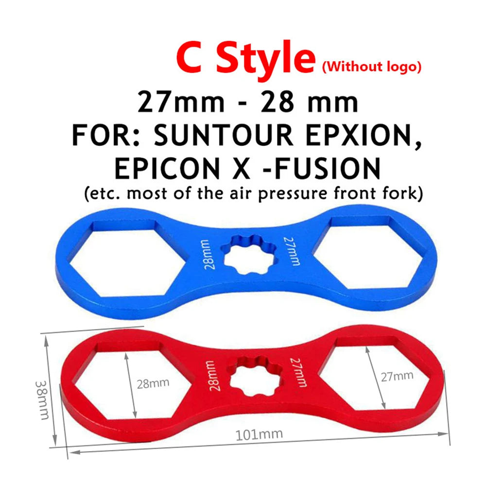 Clé pour fourche RISK en Aluminium