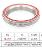 Roulements de direction: 28.6mm, 44mm, 30mm, 41/41mm, 8mm, 47mm, 49mm, 51mm, 52mm