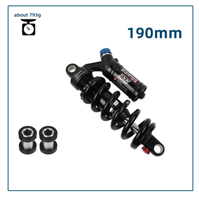 DNM RCP2S Amortisseur arrière de vélo, 165mm, 190mm, 200mm, 210mm, 220mm, 240mm