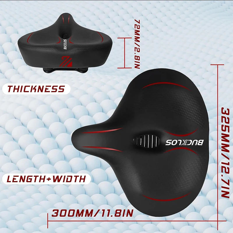 Selle BURCKLOS D-W14 Ergonomique à Absorption des Chocs