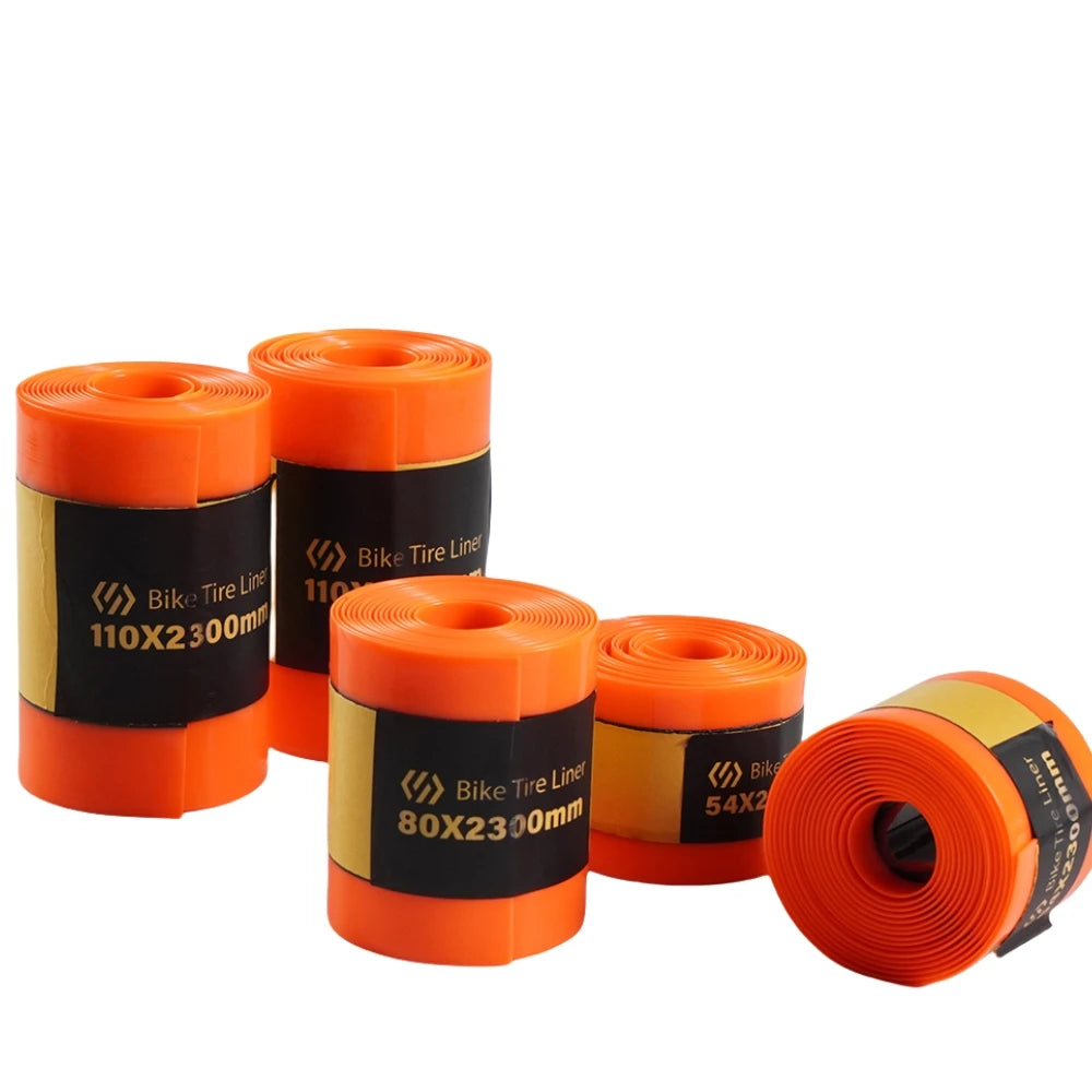 Protection anti-crevaison CHOOEE, 2 pièces Doublure de pneu auto-adhésive en TPU pour VTT, Fat bike
