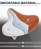 Selle de vélo surdimensionnée et ergonomique BUCKLOS confortable selle de vélo à Absorption des chocs