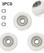 Engrenage planétaire 36 Dents 38x8x12mm, Roulement en Nylon, 3 Pièces