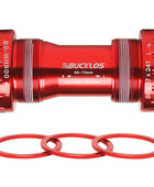Boitier de pédalier BUCKLOS BSA BB68/73 support inférieur 24mm en alliage d'aluminium