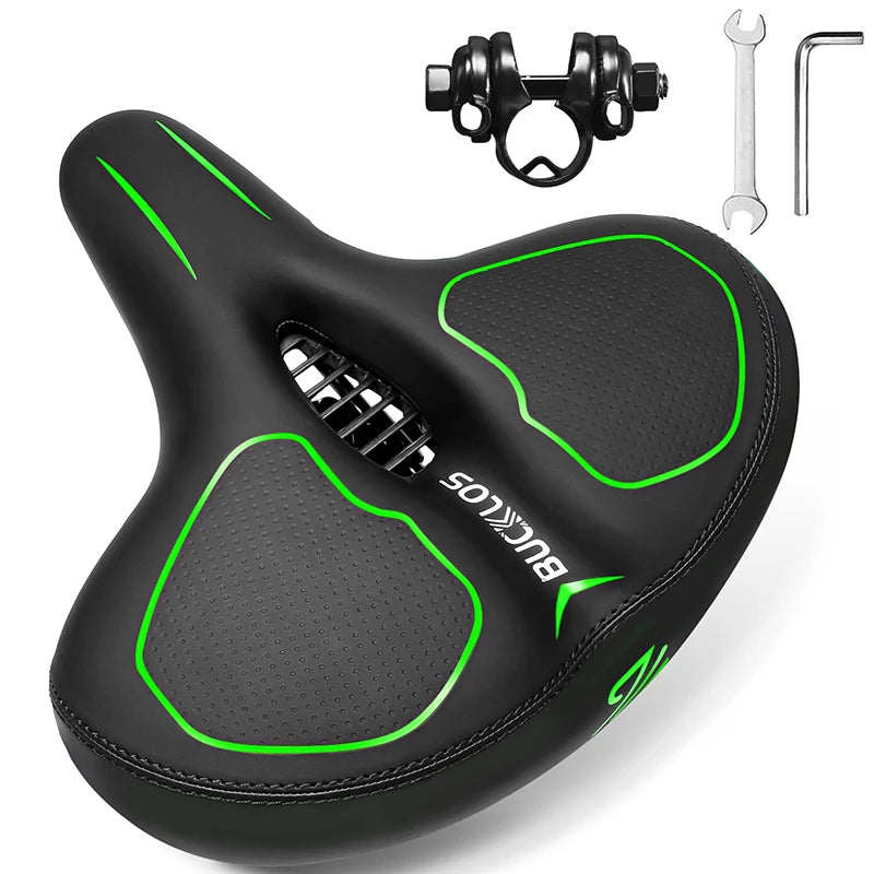 BUCKLOS selle de vélo surdimensionnée absorption des chocs