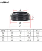Joint de suspension de fourche avec bague RISK Joint anti-poussière de fourche diamètre 32 34 35 36mm