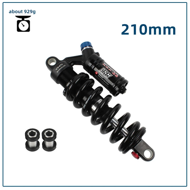 DNM RCP2S Amortisseur arrière de vélo, 165mm, 190mm, 200mm, 210mm, 220mm, 240mm