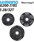 Cassette Shimano TOURNEY TX HG200 CS 7 8 vitesses pignon de Cassette CS-HG200 7s 8S 8v 7v 12-28T 12-32T