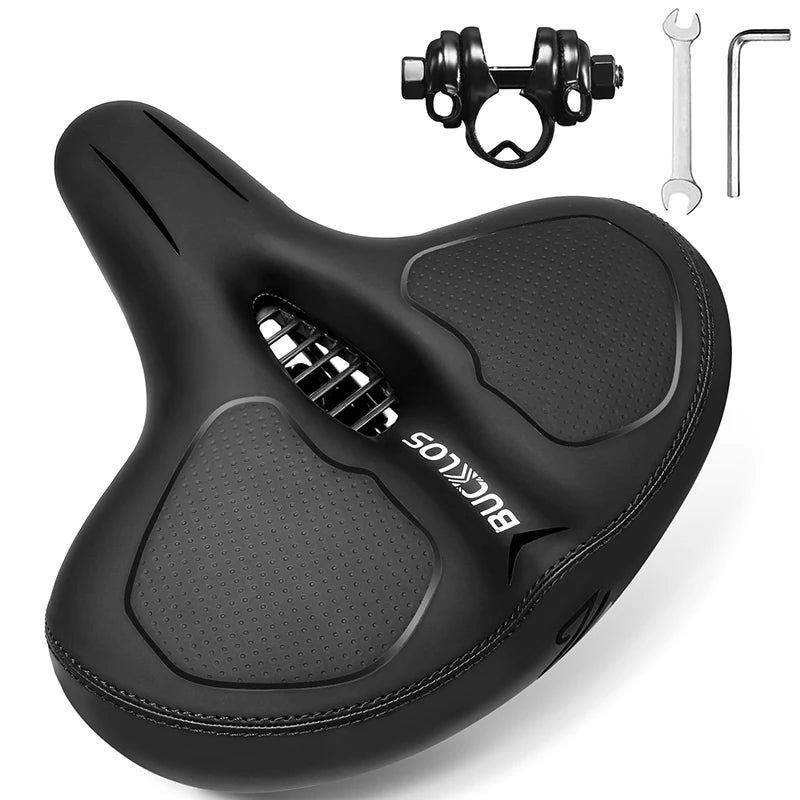 BUCKLOS selle de vélo surdimensionnée absorption des chocs