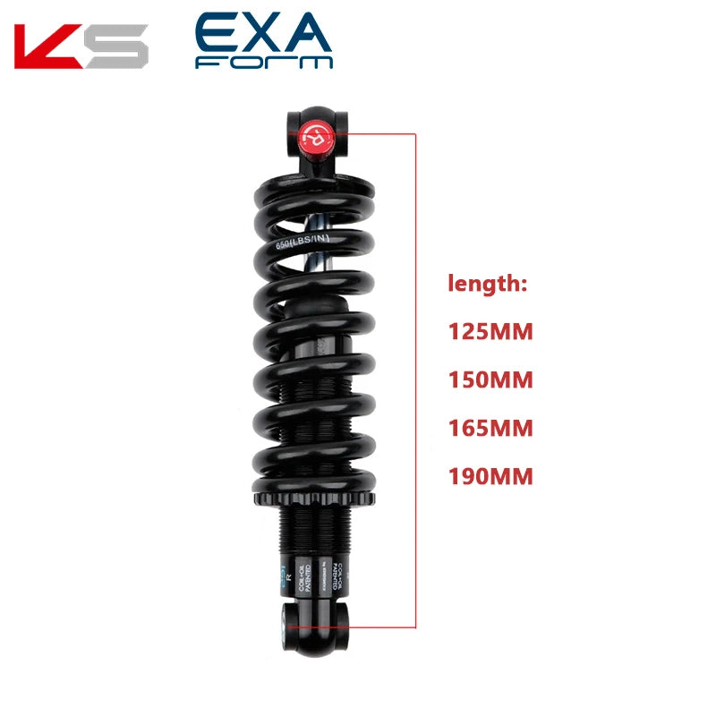 Amortisseur hydraulique et ressors EXA Amortisseur arrière 291R  Ajustable 125/150/165/190mm