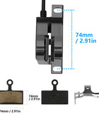 Kit de freins à disques hydrauliques DYISLAND SD200 à 2 pistons pour VTT, disque de 160mm